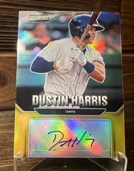 Dustin Harris [Gold] #AU-HS Baseball Cards 2022 Panini Prizm Draft Picks Autographs Prices