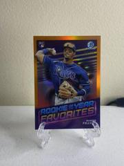 Wander Franco [Orange] #ROYF-1 Baseball Cards 2022 Bowman Rookie of the Year Favorites Prices