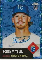 Bobby Witt Jr. [Toile Cream Blue] #CPA-BWJ Baseball Cards 2022 Topps Chrome Platinum Anniversary Autographs Prices