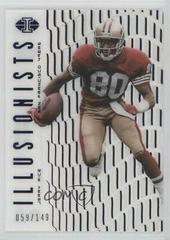 Jerry Rice [Blue] Football Cards 2018 Panini Illusions Illusionists Prices