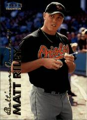 Matt Riley Baseball Cards 1999 Fleer Update Prices