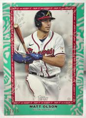 Matt Olson [Riptide] #38 Baseball Cards 2022 Topps Rip Prices