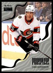 Jake Sanderson #PP-14 Hockey Cards 2022 Skybox Metal Universe Premium Prospects Prices