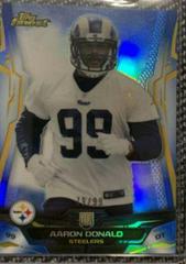 Aaron Donald [Blue Refractor] Football Cards 2014 Topps Finest Prices