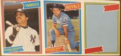 George Brett, Reggie Jackson [Mini Panel Test] Baseball Cards 1981 Donruss Prices
