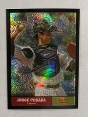 Jorge Posada [Black Refractor] #C31 Baseball Cards 2010 Topps Heritage Chrome Prices