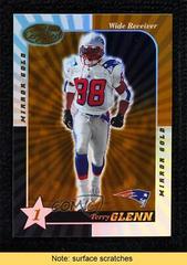 Terry Glenn [1 Star Mirror Gold] Football Cards 2000 Leaf Certified Prices