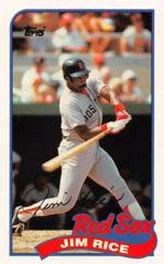 Jim Rice #112 Baseball Cards 1989 Topps Ljn Baseball Talk Prices
