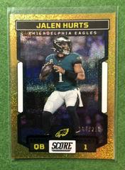 Jalen Hurts [Dots Gold] #242 Football Cards 2023 Panini Score Prices