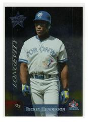 Rickey Henderson [Blue Jays] Baseball Cards 2002 Leaf Rookies & Stars Prices