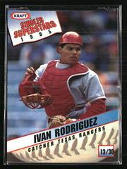 Ivan Rodriguez #13 Baseball Cards 1995 Kraft Singles Superstars Prices