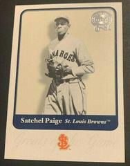 Satchel Paige Baseball Cards 2001 Fleer Greats Prices