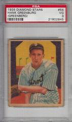 Hank Greenburg [Greenberg] #54 Baseball Cards 1935 Diamond Stars Prices