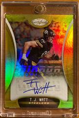 T. J. Watt [Gold] #MS-TW Football Cards 2018 Panini Certified Mirror Signatures Prices