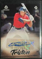 Triston Casas [Blue] #LA-TC Baseball Cards 2021 Panini Chronicles Luminance Autographs Prices