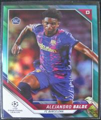 Alejandro Balde [Aqua] #164 Soccer Cards 2021 Topps UEFA Champions League Prices