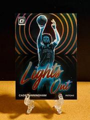 Cade Cunningham [Red] #11 Basketball Cards 2022 Panini Donruss Optic Lights Out Prices
