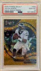 Jalen Hurts [Gold Disco Prizm] #350 Football Cards 2020 Panini Select Prices