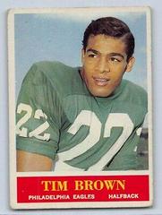 Tim Brown Football Cards 1964 Philadelphia Prices