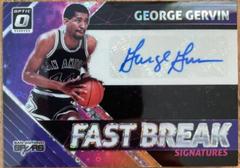 George Gervin #GGV Basketball Cards 2018 Panini Donruss Optic Fast Break Signatures Prices