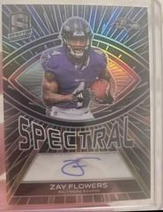 Zay Flowers #6 Football Cards 2023 Panini Spectra Spectral Signature Prices
