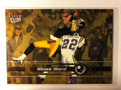 Hines Ward [Gold Medallion] Football Cards 2002 Ultra Prices