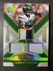 Garrett Wilson [Gold] #PT-GW Football Cards 2023 Panini Plates and Patches Patch Trio Prices