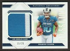 Pharoh Cooper [Prime] Football Cards 2018 National Treasures Colossal Pro Bowl Materials Prices