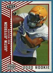 Justin Jefferson [Red] #2 Football Cards 2020 Sage Hit Prices