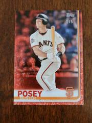 Buster Posey [Red] #157 Baseball Cards 2019 Topps Mini Prices