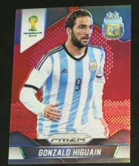 Gonzalo Higuain [Red Prizm] Soccer Cards 2014 Panini Prizm World Cup Prices