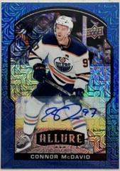 Connor McDavid [Blue Line Autograph] Hockey Cards 2020 Upper Deck Allure Prices