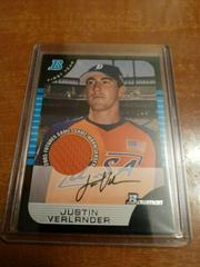 Justin Verlander [Jersey] Baseball Cards 2005 Bowman Draft Picks Prices