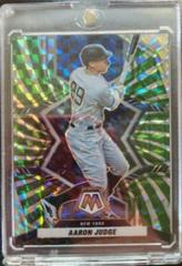 Aaron Judge [Green Swirl] #172 Baseball Cards 2022 Panini Mosaic Prices