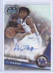 DJ Wagner #BSPA-DW Basketball Cards 2023 Bowman Chrome University SP Image Variations Autographs Prices