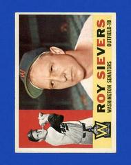 Roy Sievers #25 Baseball Cards 1960 Topps Prices