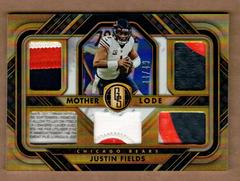 Justin Fields [White Gold] #ML-1 Football Cards 2023 Panini Gold Standard Mother Lode Prices