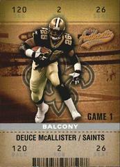 Deuce McAllister #45 Football Cards 2003 Fleer Authentix Prices