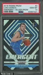 Luka Doncic [Silver Prizm] #3 Basketball Cards 2018 Panini Prizm Emergent Prices