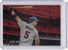 David Wright [Red] #135 Baseball Cards 2021 Stadium Club Chrome Prices