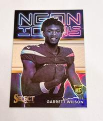 Garrett Wilson #NI-21 Football Cards 2022 Panini Select Neon Icons Prices