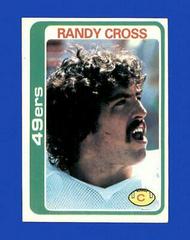 Randy Cross Football Cards 1978 Topps Prices