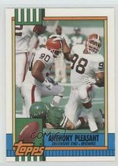 Anthony Pleasant Football Cards 1990 Topps Traded Prices