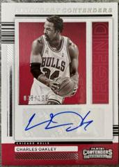 Charles Oakley Basketball Cards 2021 Panini Contenders Legendary Autographs Prices