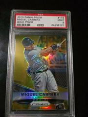 Miguel Cabrera [Gold Prizm] Baseball Cards 2015 Panini Prizm Prices