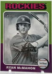 Ryan McMahon [Black White Image] #12 Baseball Cards 2024 Topps Heritage Prices