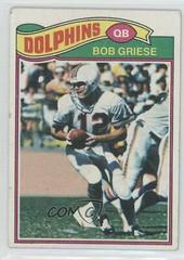 Bob Griese Football Cards 1977 Topps Prices