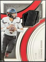 Desmond Ridder #IG-DRI Football Cards 2022 Panini Immaculate Collegiate Gloves Prices