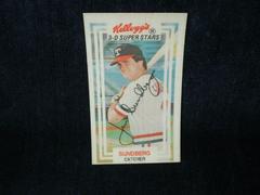 Jim Sundberg #38 Baseball Cards 1983 Kellogg's Prices