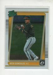 Nick Gonzales Baseball Cards 2021 Panini Donruss Optic Rated Prospect Prices